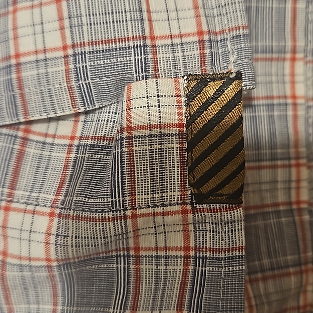 Billy Reid Gray and White Casual Button Down Shirt